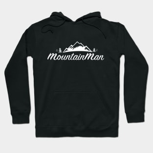 MountainMan Logo (White) Hoodie